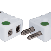Standard Ceramic Thermocouple Connectors rated to 650°C