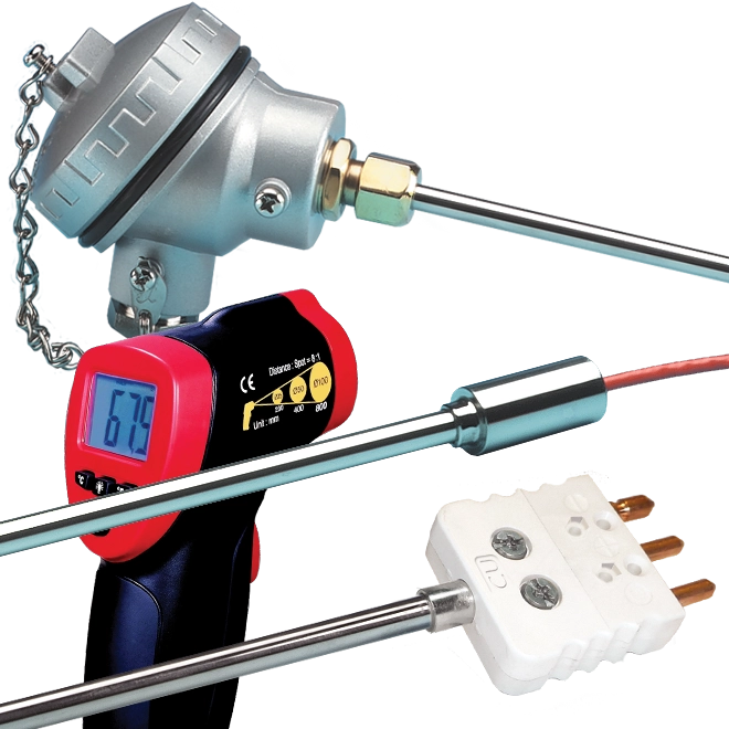 RTD Pt100s and Other Sensors - Pt100 Sensors, Infrared, Thermometers and Thermistors.